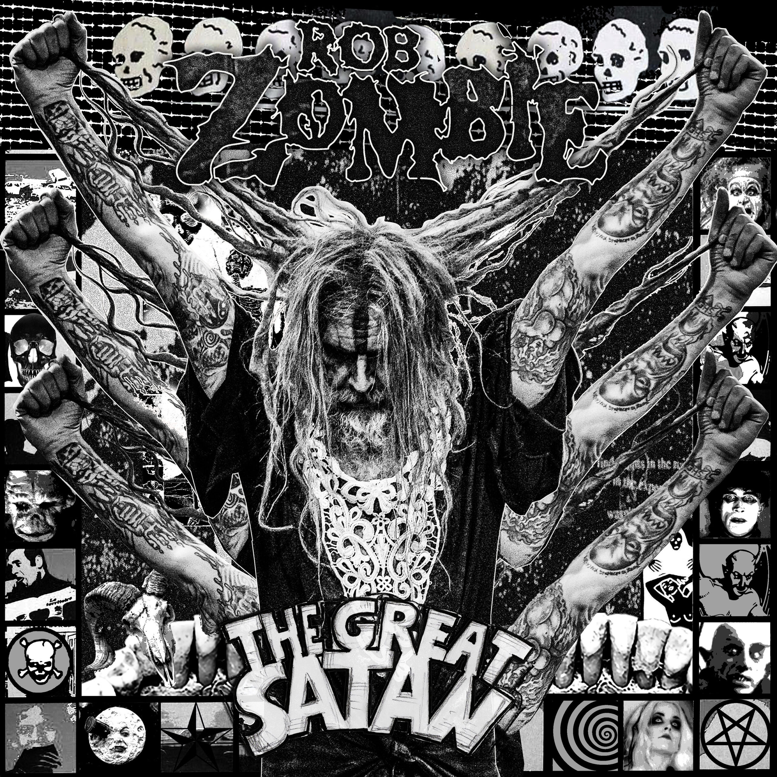 Rob Zombie, cover art of 2026 album The Great Satan